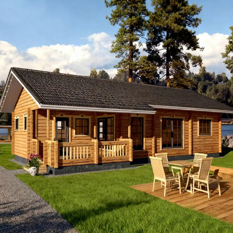 Expandable 20ft and 40ft modern container house by BACKUPMYFILESNOW.COM®, featuring prefabricated design for tiny homes and forest cabins.