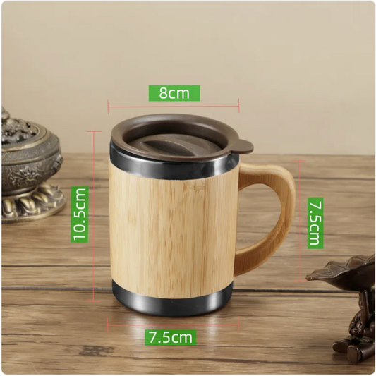 Stainless steel insulated water bottle by BACKUPMYFILESNOW.COM® with a sleek design and secure lid for cold beverages