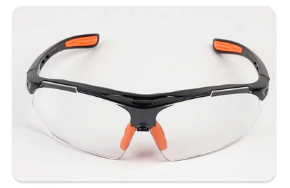 Safety goggles for cycling and lab work, windproof, vented, HD clear lenses, sandproof, protective eyewear for motorcycle and laboratory use