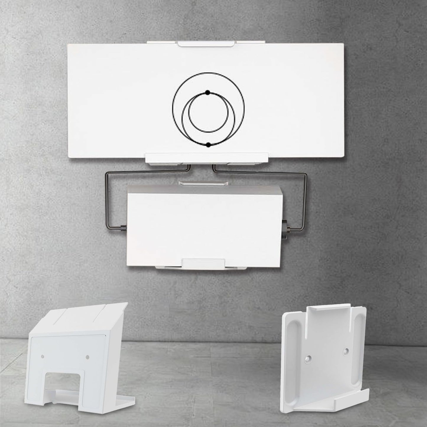 Starlink Gen 3 mounting kit for router and power, designed for tidy installation without drilling holes, by BACKUPMYFILESNOW.COM®.