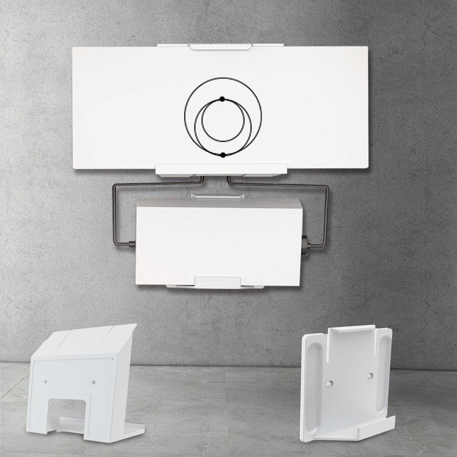 Starlink Gen 3 mounting kit for router and power, designed for tidy installation without drilling holes, by BACKUPMYFILESNOW.COM®.