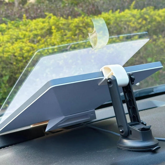 Starlink Mini Car Mount with adjustable suction cup, dashboard mounting kit, and secure hold for vehicle use by BACKUPMYFILESNOW.COM®