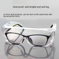BACKUPMYFILESNOW® Blinds Goggles with anti-splash, impact-resistant, anti-fog, and droplet protection for industrial safety.