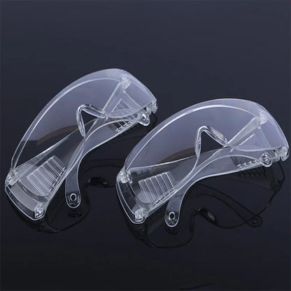 Industrial safety goggles with anti-splash, impact-resistant, anti-fog, and droplet protection for riding and security use.
