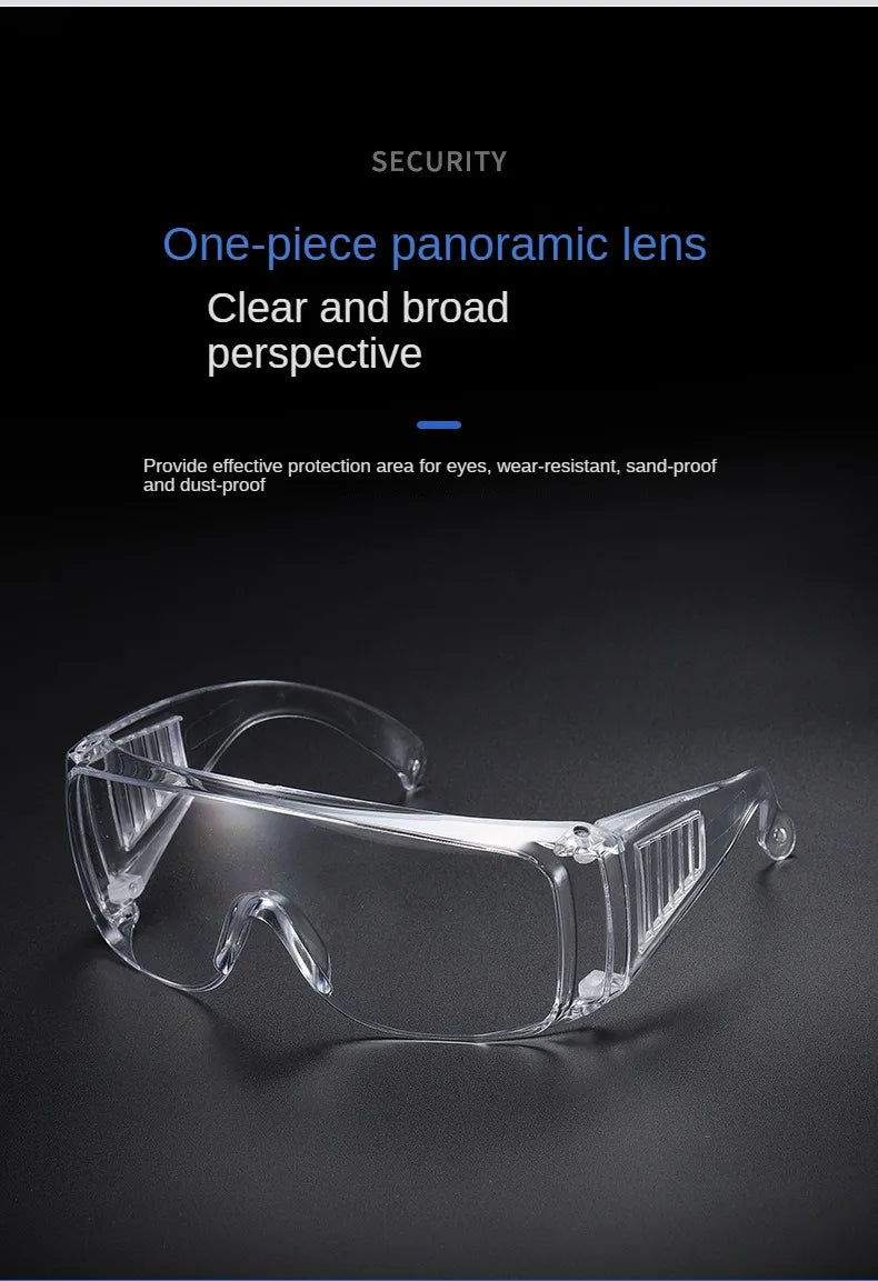 BACKUPMYFILESNOW® Blinds Goggles with anti-splash, impact-resistant, anti-fog, and droplet protection for industrial safety.