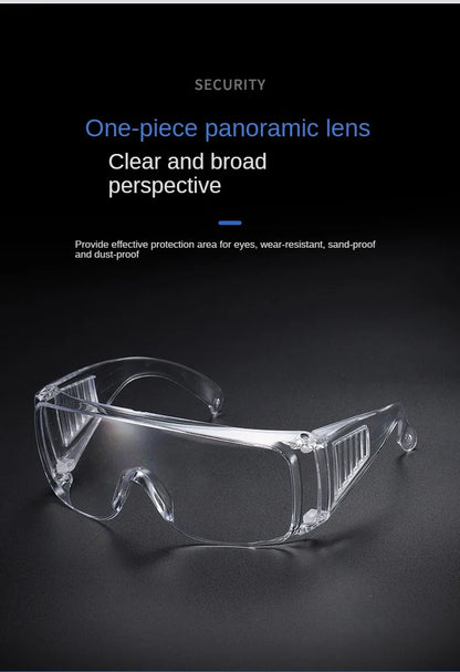 BACKUPMYFILESNOW® Blinds Goggles with anti-splash, impact-resistant, anti-fog, and droplet protection for industrial safety.