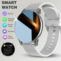 Black BackupMyFilesNow.com smart watch with wireless call, multi-sport mode, app reminders, compatible with iPhone and Android.