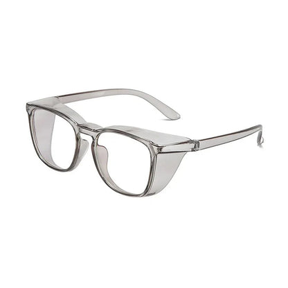 Transparent anti-blue safety glasses with splash and debris protection, anti-shock and anti-fog riding goggles by BACKUPMYFILESNOW.COM®