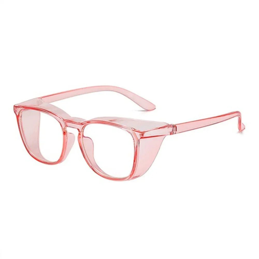 BACKUPMYFILESNOW® anti-blue safety glasses with splash, debris, sand, shock resistance, and anti-fog features for riding safety.