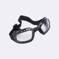 Transparent anti-splash safety goggles by BACKUPMYFILESNOW.COM® with windproof, dustproof lenses and optical frame for cycling and work safety.