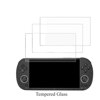 BackupMyFilesNow.com DIGIT-For Trimui Smart Pro game console tempered glass screen protector with 9H hardness and anti-scratch HD clarity.