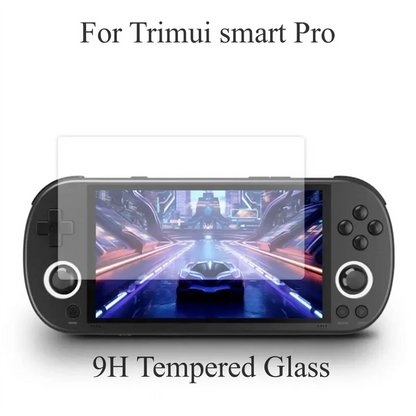 BackupMyFilesNow DIGIT-For Trimui Smart Pro game console 9H tempered glass screen protector with anti-scratch HD clarity.