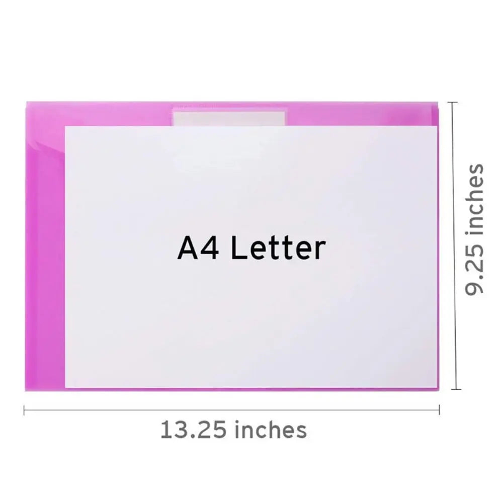 Transparent PP A4 folder from BackupMyFilesNow.com, ideal for organizing office and school supplies, documents, and paper.