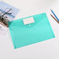 Transparent PP A4 folder for stationery, office supplies, and document organization, with a spacious storage bag design.