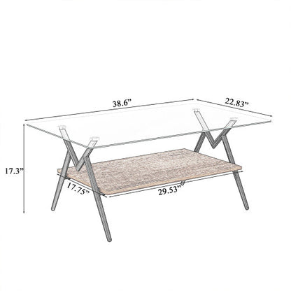 Rectangular coffee table from BACKUPMYFILESNOW.COM® with a sleek wooden surface and modern design.