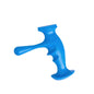 Green manual trigger point massager from BACKUPMYFILESNOW.COM® for targeted muscle relief and pain therapy.