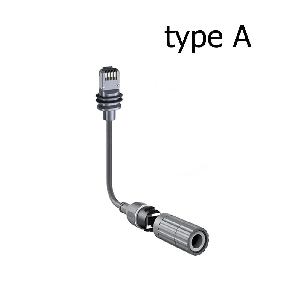 BackupMyFilesNow® Starlink Gen3 Ethernet Extender Adapter SPX to RJ45 for Starlink V3 Dish Router, cable and camping accessory
