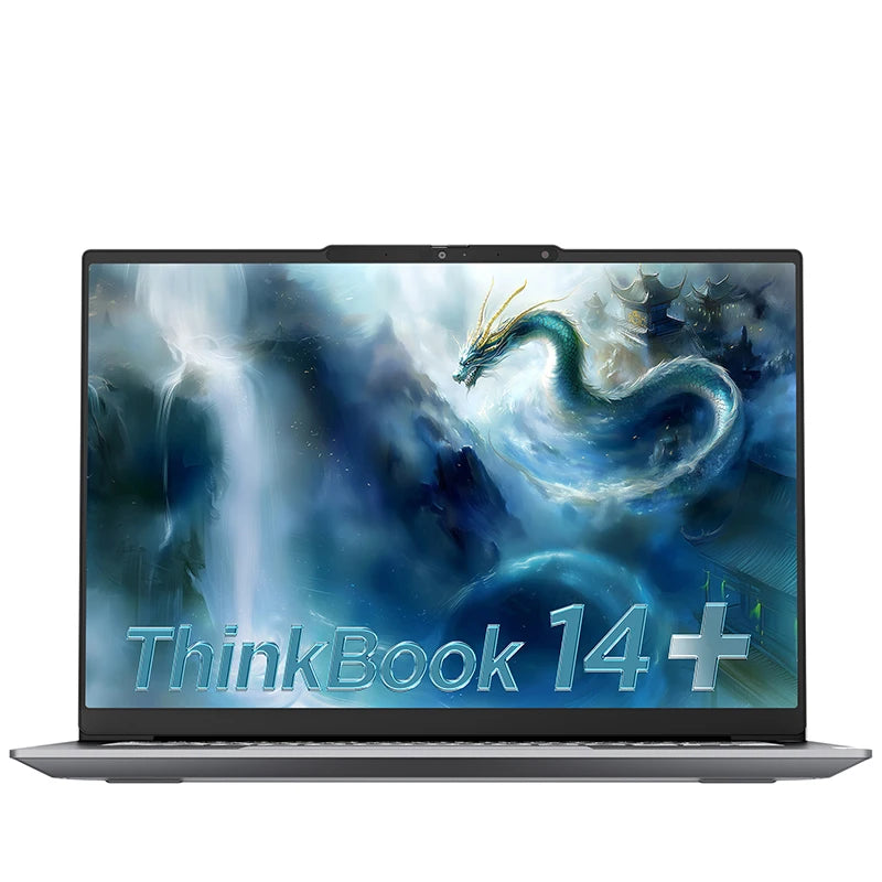 Lenovo ThinkBook 14+ Ultra 5 laptop with 32GB DDR5, 1TB SSD, 14.5-inch 120Hz screen, Intel Arc 130T/140T graphics.