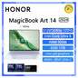 Honor MagicBook Art 14 2024 ultrabook with 14.6-inch 3.1K OLED touchscreen, Intel Ultra 5 processor, 16GB RAM, 1TB storage.