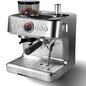 Espresso machine with grinder, PID control, milk frother, steam wand, 95oz water tank, semi-automatic coffee maker for home use