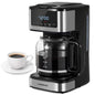 BackupMyFilesNow.com 12-cup programmable drip coffee maker with touch screen, iced coffee function, and regular or strong brew options.