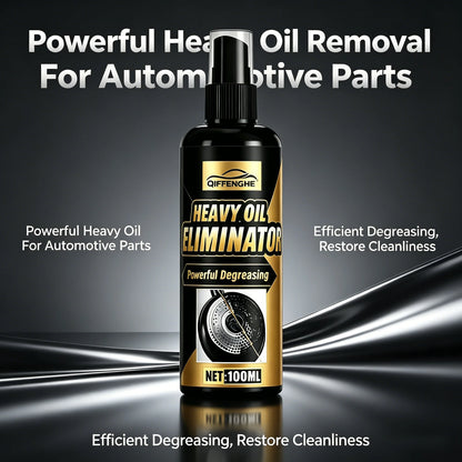 BackupMyFilesNow® 100ml heavy oil eliminator spray for kitchen degreasing, stovetop, cookware, and hood grease stain removal.