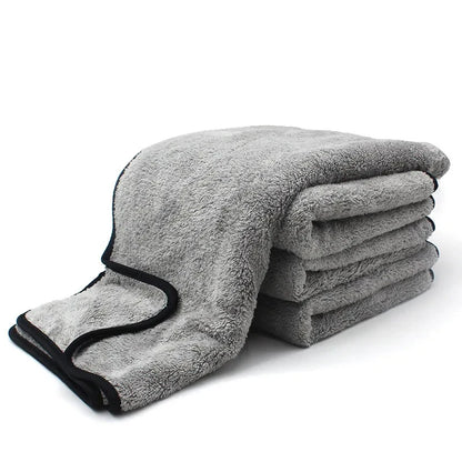 BACKUPMYFILESNOW® microfiber car wash towel, 60x40cm, super absorbent auto cleaning cloth, ideal for quick drying and polishing.