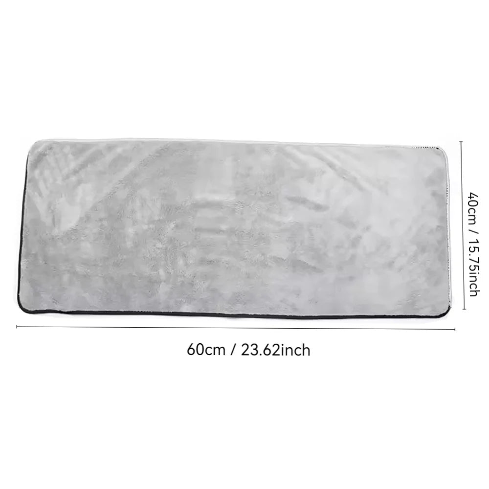 Premium microfiber car wash towel by BACKUPMYFILESNOW.COM, 60x40cm, super absorbent auto cleaning cloth for quick drying.