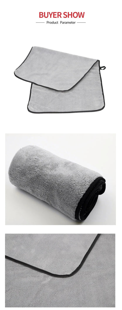 Premium microfiber car wash towel from BACKUPMYFILESNOW.COM, super absorbent auto cleaning cloth for quick drying and polishing.