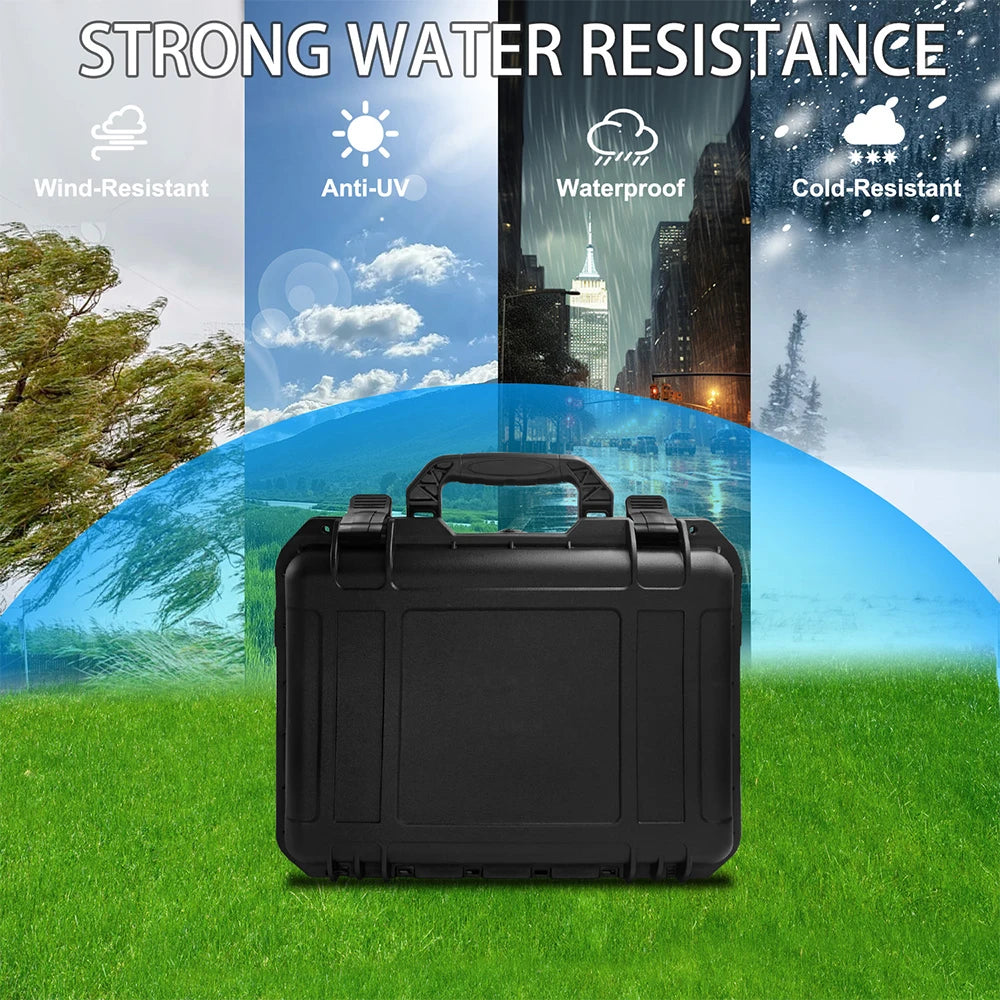Green Starlink Mini Case by BACKUPMYFILESNOW.COM®; waterproof IP67 hard case for portable storage, ideal for outdoor travel and camping.