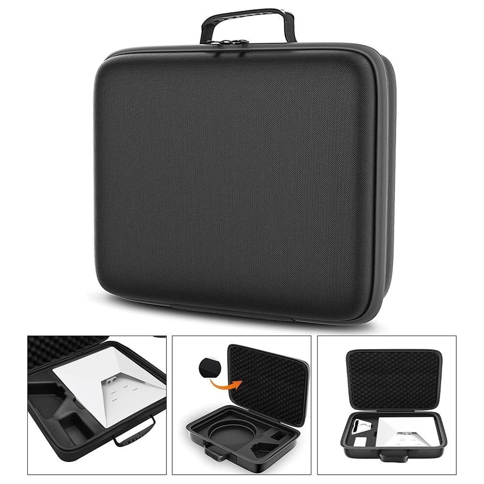 Green Starlink Mini waterproof hard case by BACKUPMYFILESNOW.COM for outdoor travel and camping, fits Star Link Mini portable storage bag.