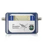 Digital DVB-T2 TV antenna satfinder with signal strength meter and pointer, designed for terrestrial and satellite signal detection.