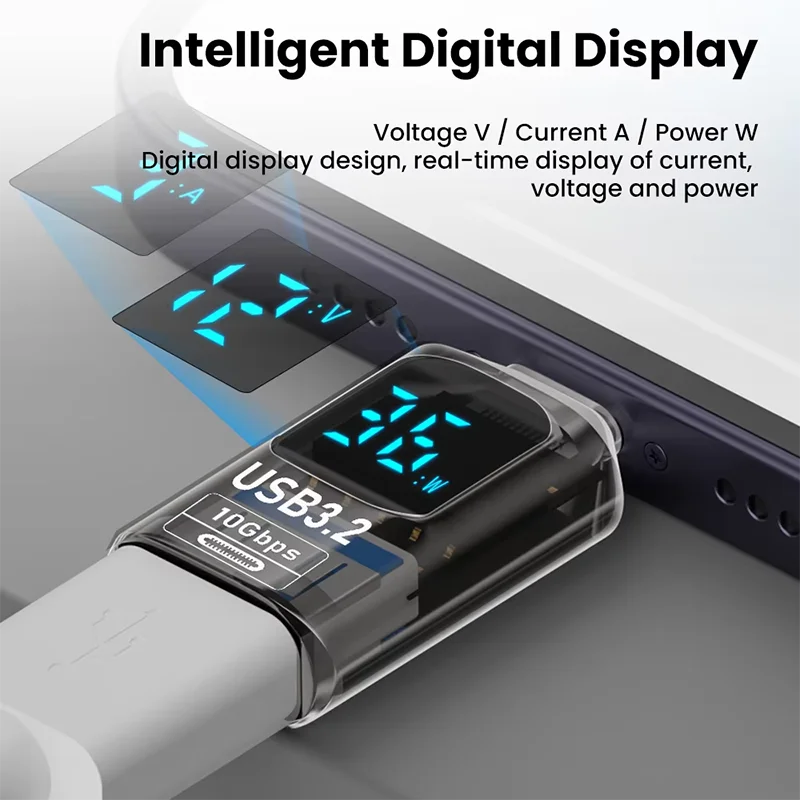 BackupMyFilesNow USB 3.2 digital display adapter connects USB male to female, supports 10Gbps data transfer and fast charging for PC and laptop.