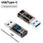 USB 3.2 digital display adapter showing USB male to USB female converter for fast data transfer and charging on PC or laptop