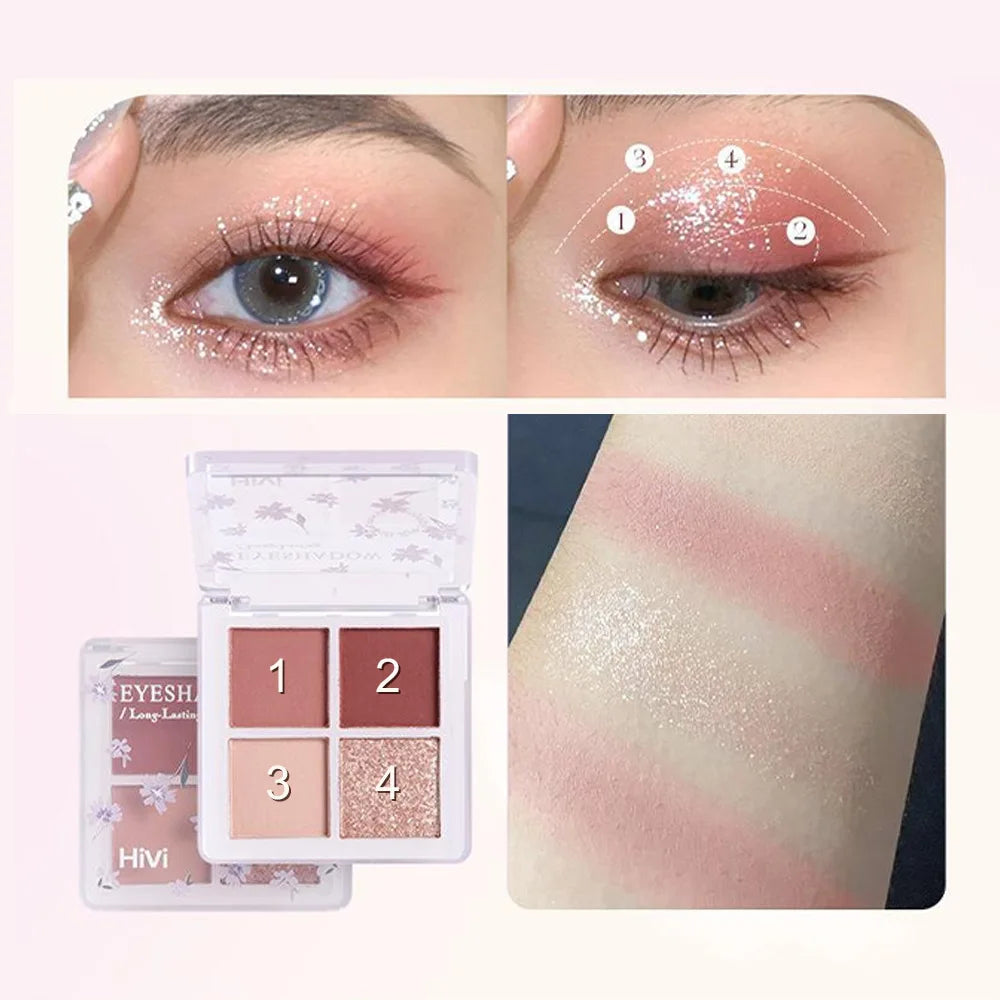 8-piece beauty makeup set with lipstick, concealer, eyeshadow, eyebrow pencil, and blush from BackupMyFilesNow.com