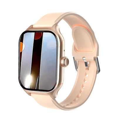 2026 Smart Watch with 2.01-inch color screen, Bluetooth, fitness tracker, and call answer feature for men and women.