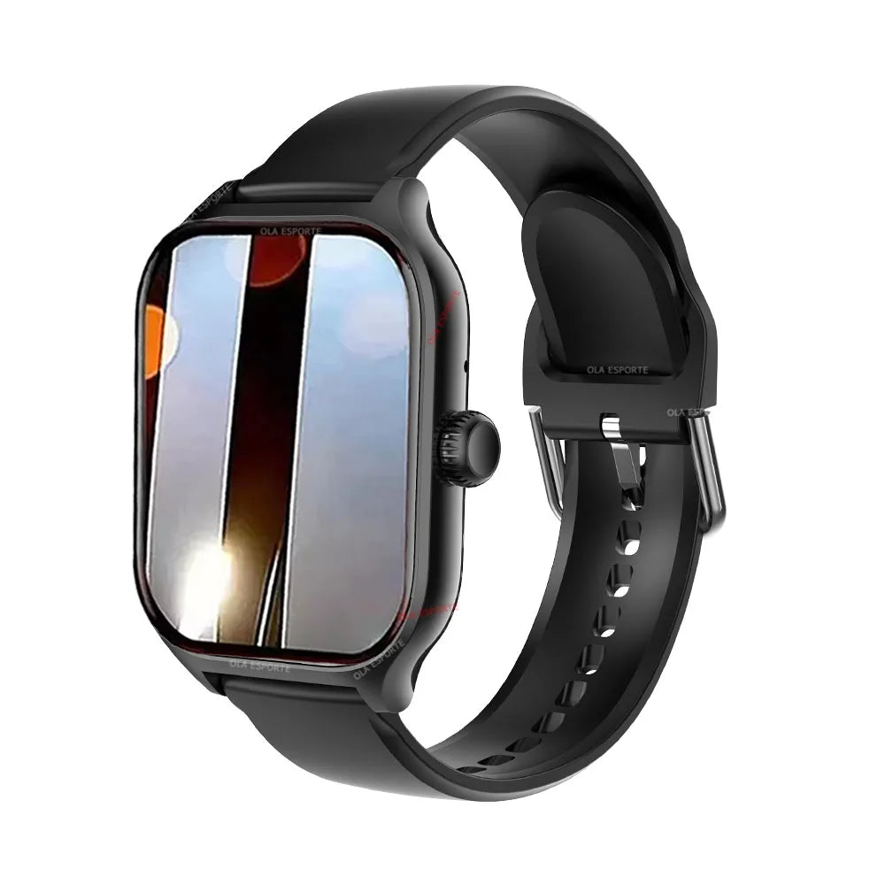 2026 Smart Watch with 2.01-inch color screen, Android and iOS compatibility, Bluetooth call answer, fitness tracker, unisex design