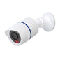 White WALI Bullet Dummy CCTV Dome Camera for indoor outdoor use with LED light and security warning sticker.