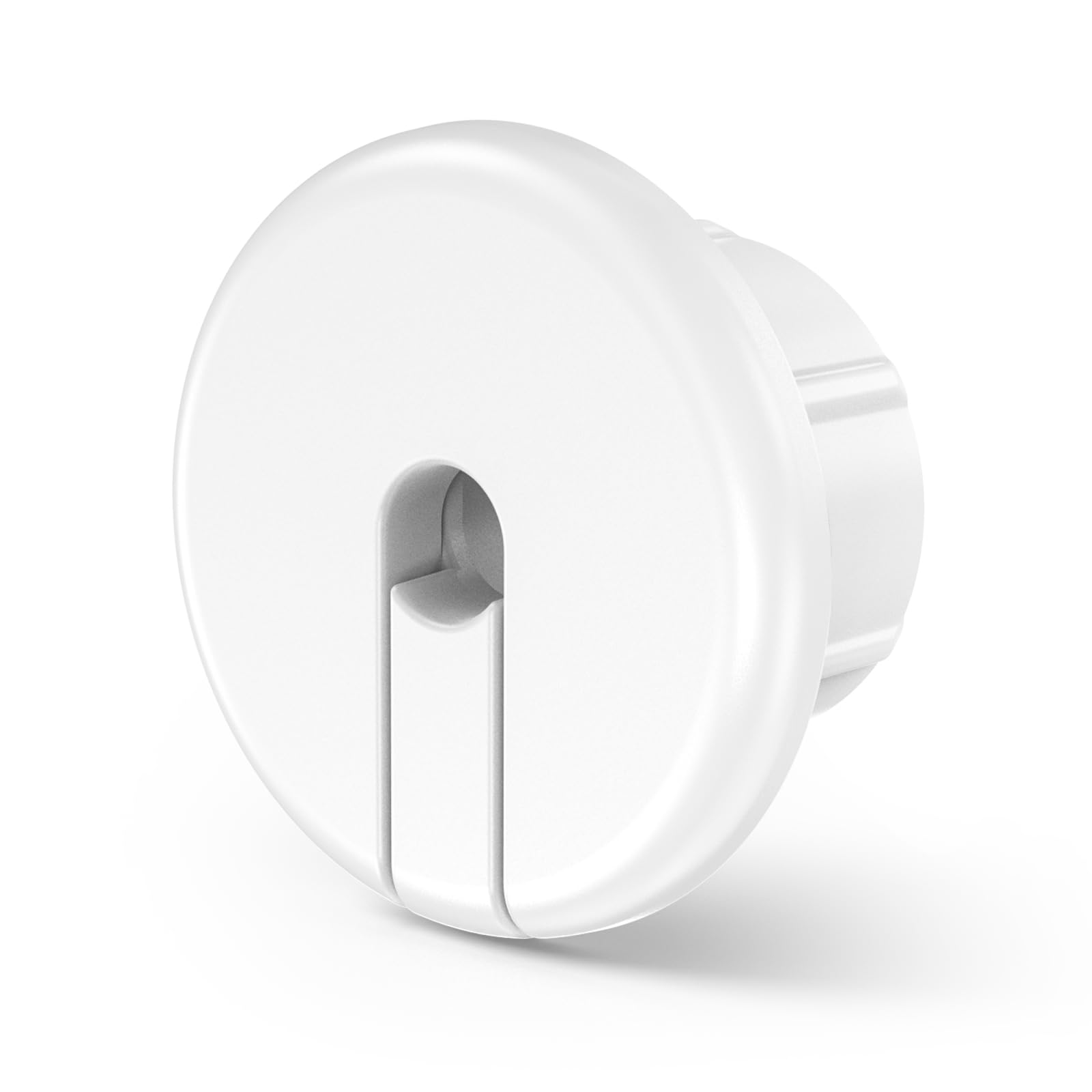 White wall bushing for Starlink Dishy Ethernet cable, 1-inch feed-through cable grommet for furniture wire holes, 1 pack.