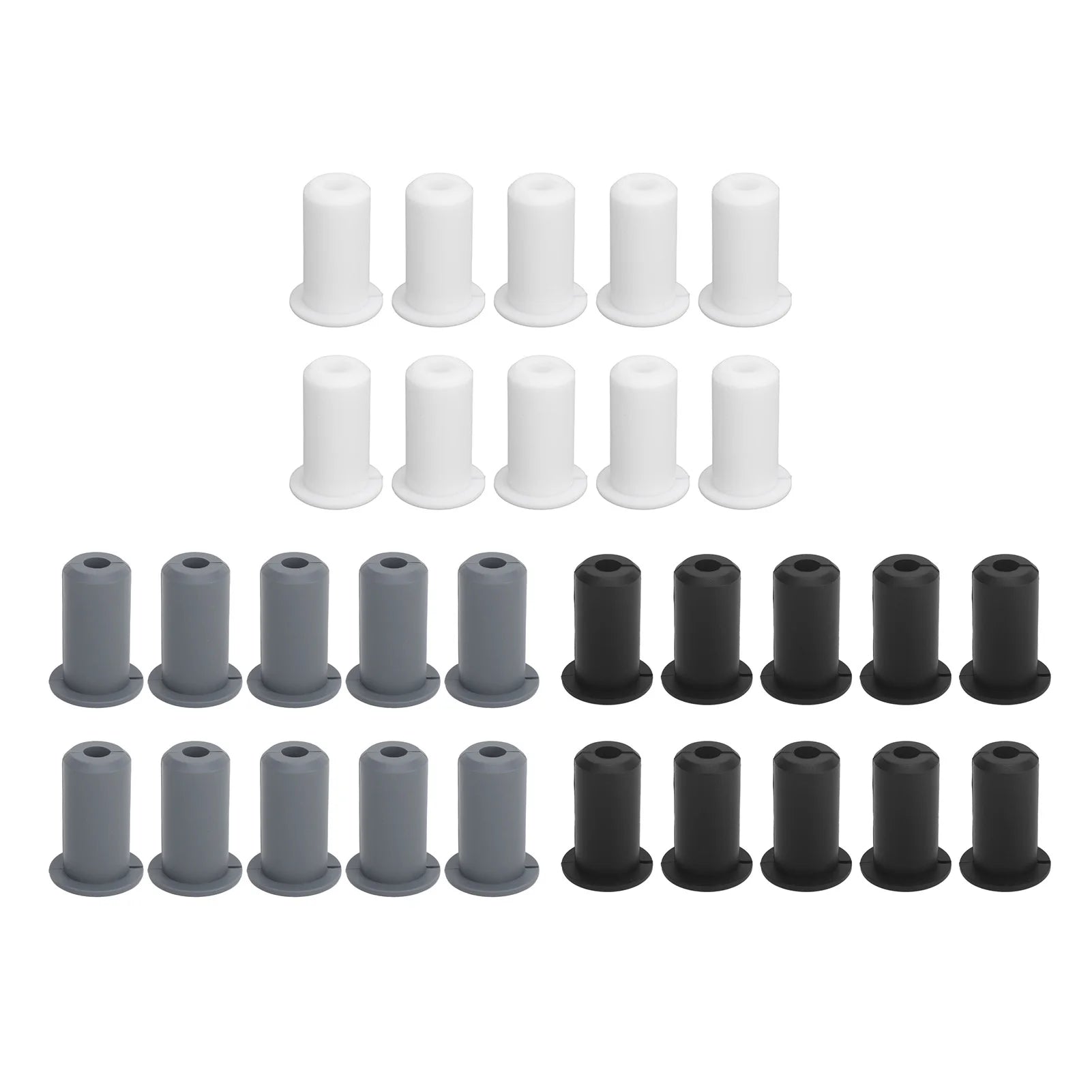 10pcs Cable Routing Kit with silicone feed-through bushings for Starlink, wall grommet, fits 0.75-inch diameter cables.
