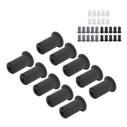 10pcs Cable Routing Kit for Starlink with silicone feed-through bushings and wall grommets for 0.75-inch cables.