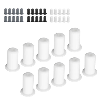Set of 10 silicone cable feed through grommets for Starlink cables, wall grommet kit for 0.75-inch diameter cables.