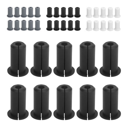 10-pack Starlink silicone cable routing kit with wall grommets for 0.75-inch cables, compatible with Starlink series.