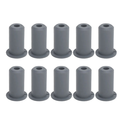 Set of 10 silicone cable feed-through grommets for Starlink cables, 0.75-inch diameter, designed for wall mounting and cable routing.
