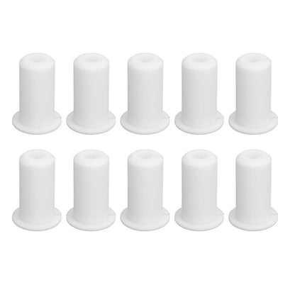 Set of 10 silicone cable feed-through bushings for Starlink, wall grommets for 0.75-inch diameter cables, ideal for cable routing.