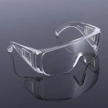 BackupMyFilesNow® safety protective goggles with clear lens, anti-UV, impact-resistant, suitable for water guns, cycling, and labor protection.