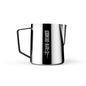 White stainless steel milk frothing pitcher with 500ml capacity, ideal for coffee, latte art, and espresso steaming by BackupMyFilesNow.com