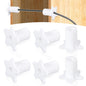 White 6-piece Cable Routing Kit for Starlink with silicone cable feed bushings and grommets for 5/8 inch Ethernet cables in wall holes.