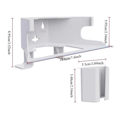 2-in-1 wall mounting kit for StarLink Mesh Router V2, includes wall brackets for secure installation, by BACKUPMYFILESNOW.COM.