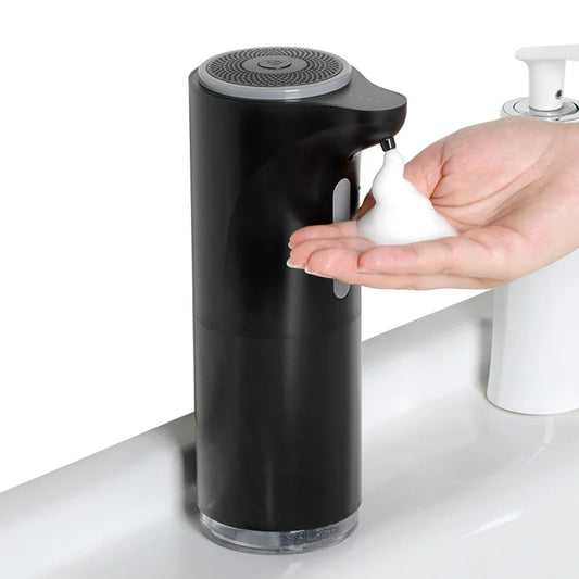 Wall-mounted BackupMyFilesNow S10 smart induction foam handwashing machine with touch-free operation and USB charging in white.
